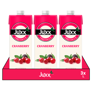 Kit 3x Suco Cranberry Juxx 1L