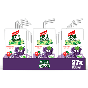 Kit 27x Suco 100% de Uva Fruit Shoot 150ml