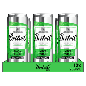 Kit 12x Tônica de Maçã Verde Britvic 269ml